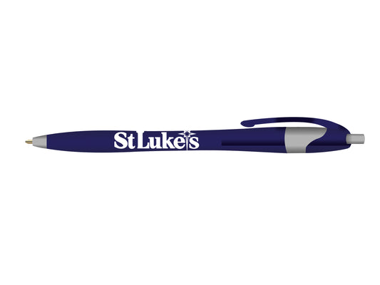 Elegant Click Pens with Silver Trim (Qty: 50)
