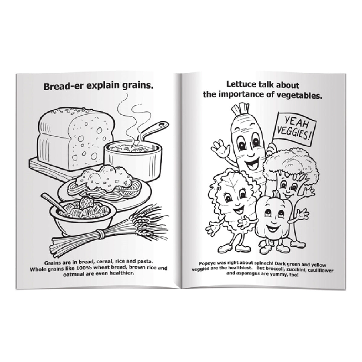 St Luke's Coloring Book - Feel Good! Eat Healthy! (Qty: 25)